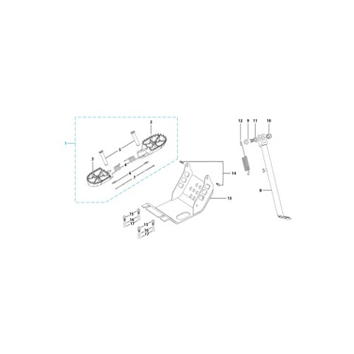 09 Foot Peg Assy