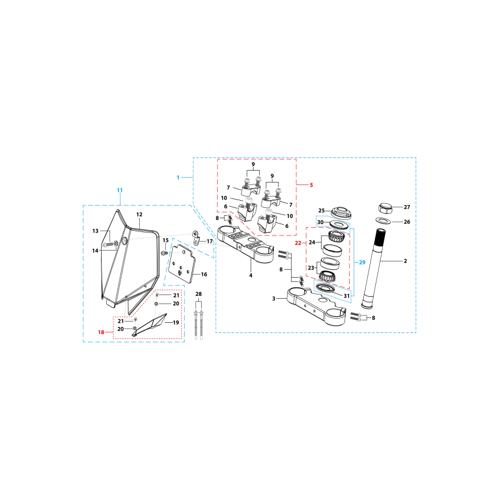 02 Steering Stem Assembly