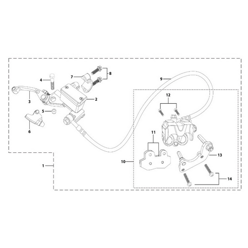 05 Front Brake Assy