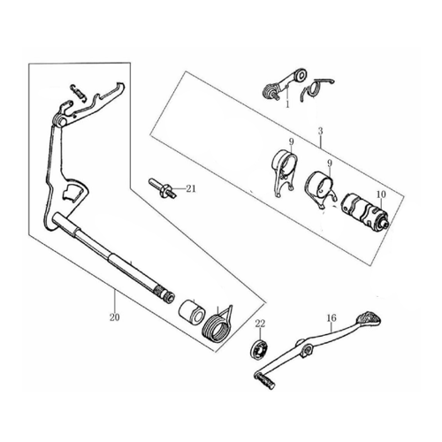 41 Gearshifting Device