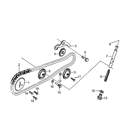33 Time Chain & Tensioner