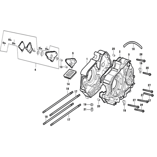 37 Crankcase / Oil Pump