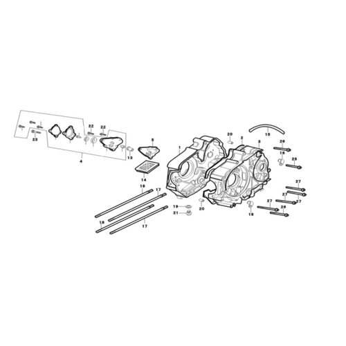 37 Crankcase Cover / Oil Pump