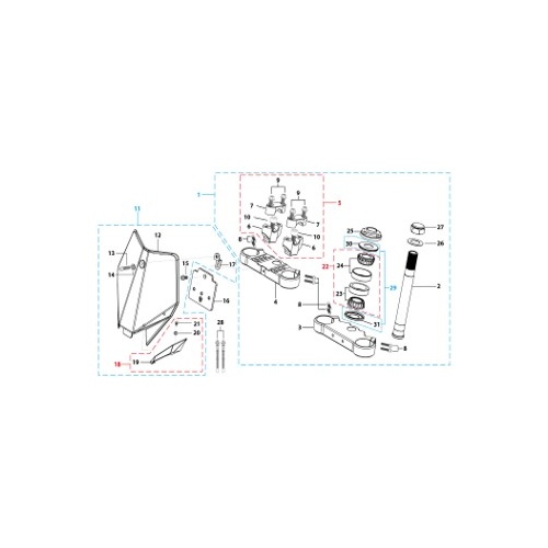 02 Steering Stem Assembly
