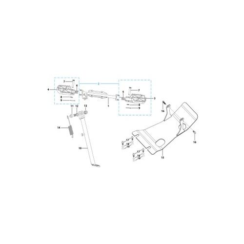 09 Foot Peg Assy