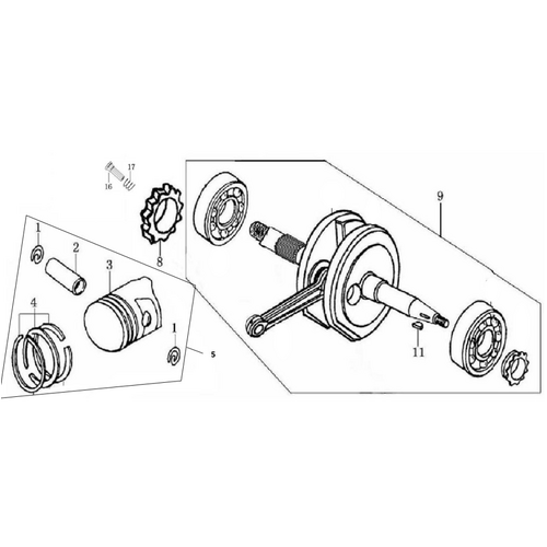 36 Crankshaft / Piston / Connecting Rod