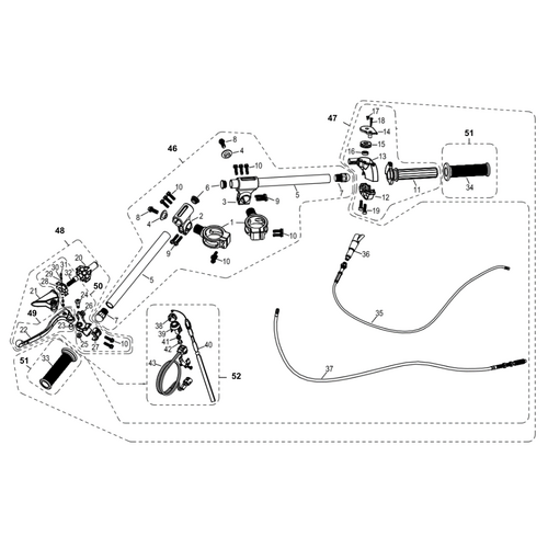 01 Handle Bar Assembly