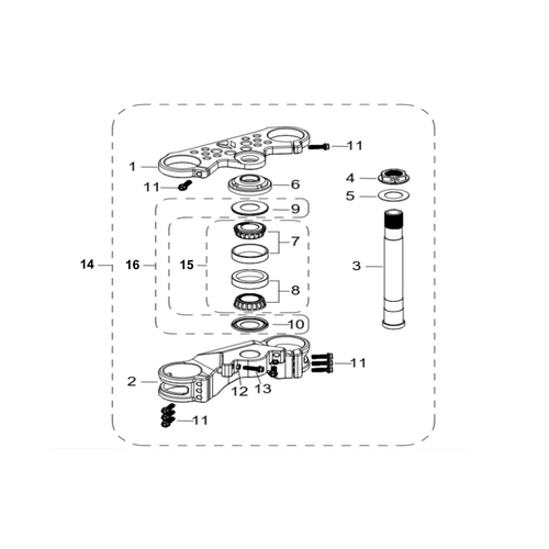 02 Steering Stem Assembly