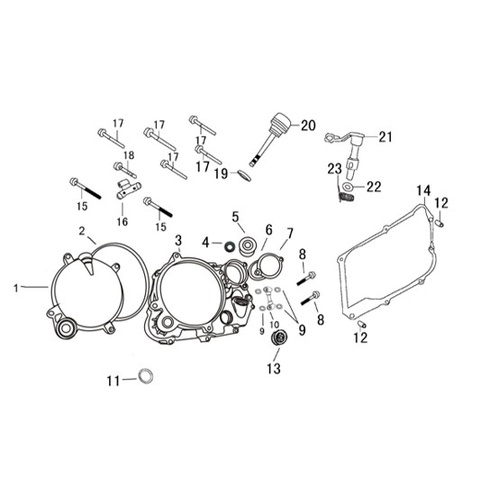 33 Crankcase Cover