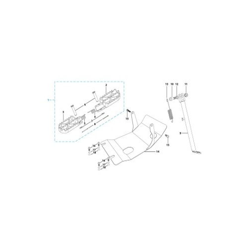 09 Foot Peg Assy