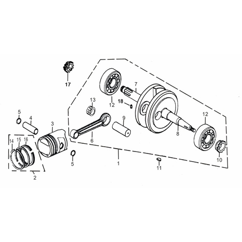 41 Crankshaft & Piston