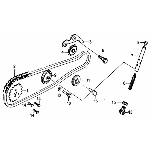 33 Timing Chain & Tensioner