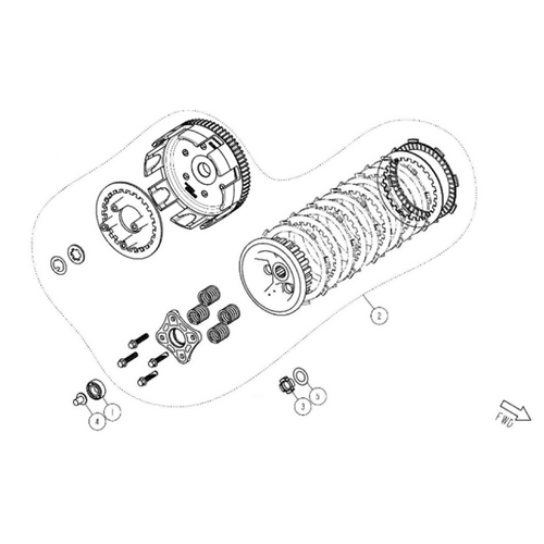 34 Clutch Assembly