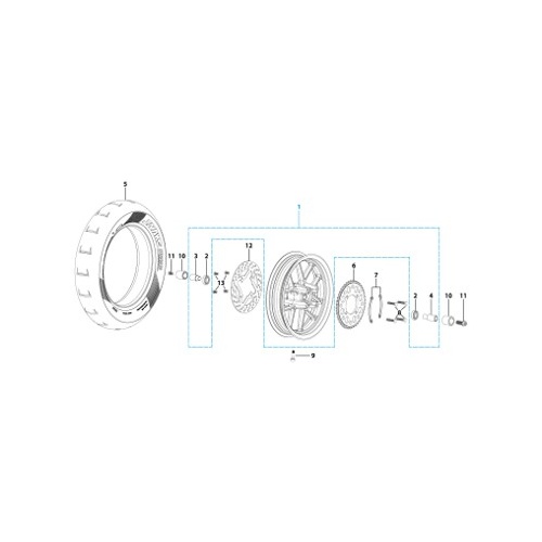 11 Rear Wheel Assy