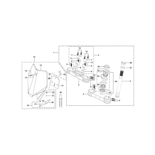 02 Steering Stem Assembly