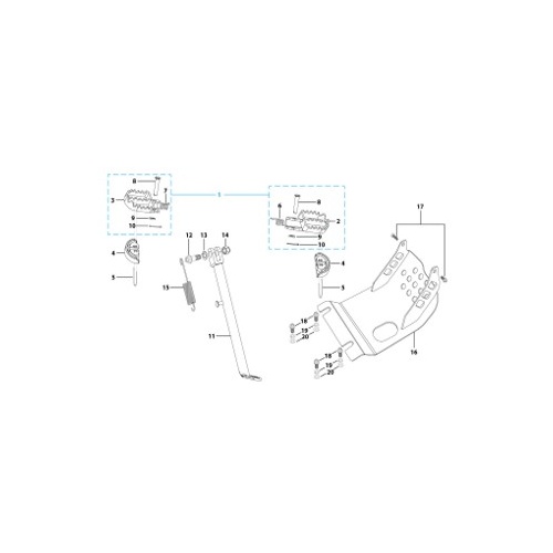 09 Foot Peg Assy