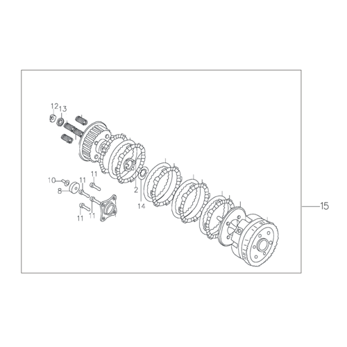 39 Clutch Component Part