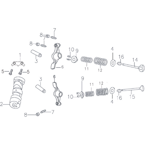 33 Camshaft Assy