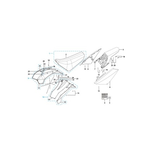 14 Seat & Plastic Kit