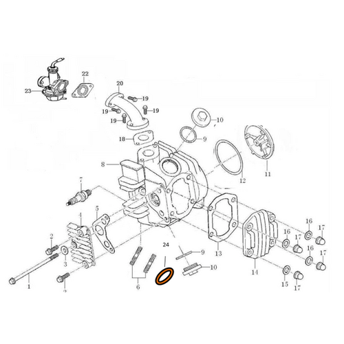 30 Cylinder Head Assy