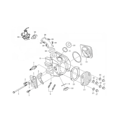 30 Cylinder Head Assy