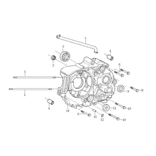 38 Left Crankcase 