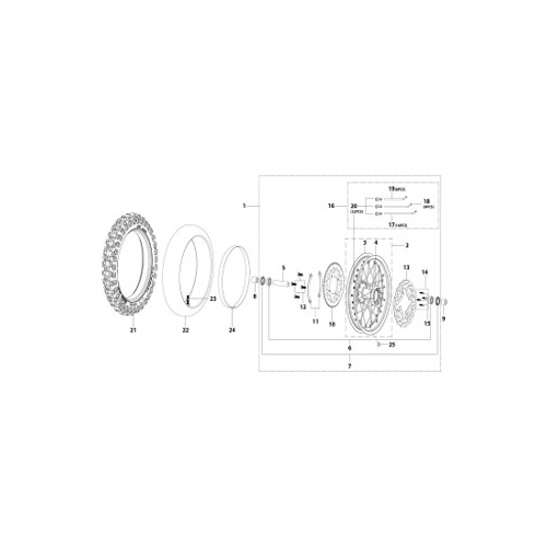 11 Rear Wheel Assy