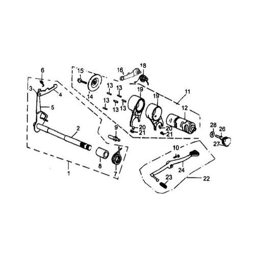 44 Gearshift Drum
