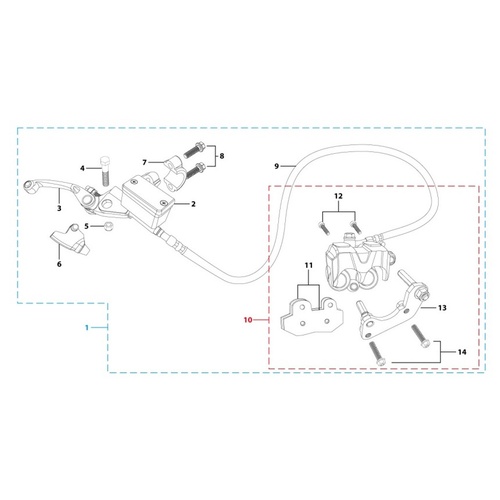 04 Front Brake Assy