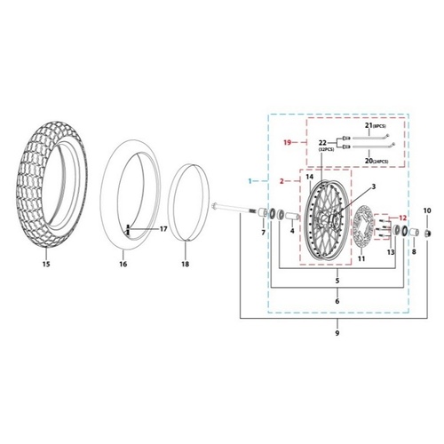 05 Front Wheel Assy