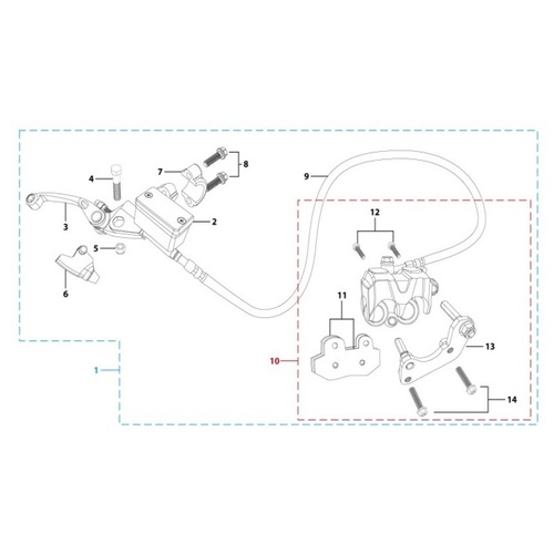 04 Front Brake Assy