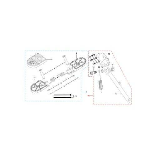 08 Foot Peg Assy