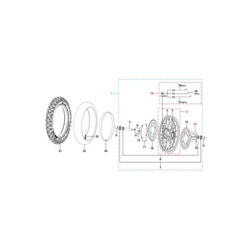 10 Rear Wheel Assy