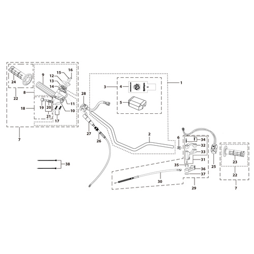 01 Handle Bar Assembly