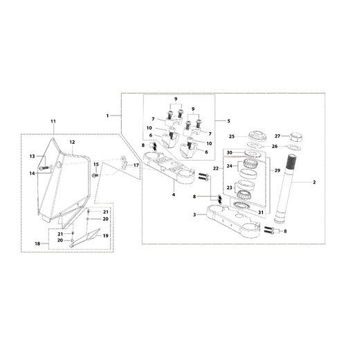 02 Steering Stem Assembly