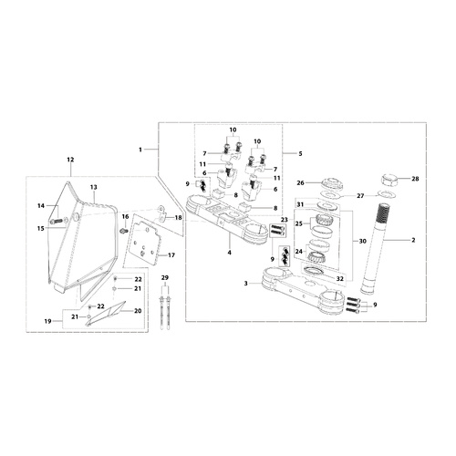 02 Steering Stem Assembly