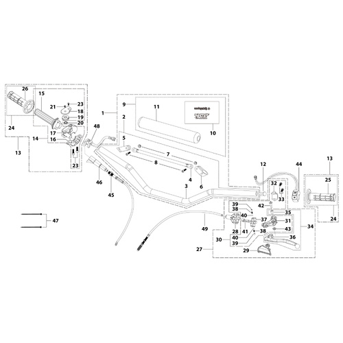 01 Handle Bar Assembly