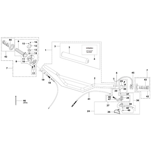 01 Handle Bar Assembly