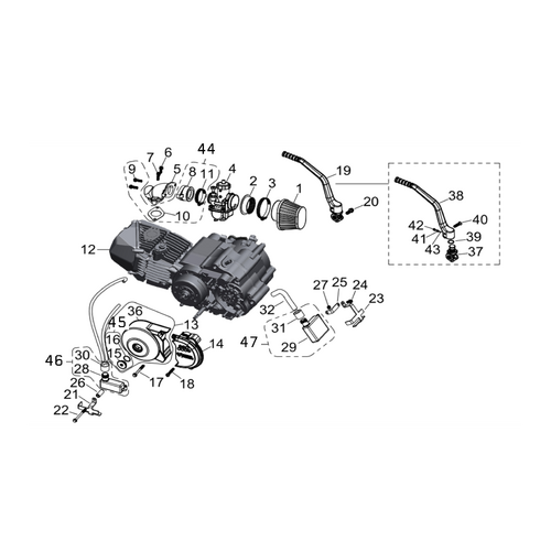 18 Engines / Carbi / Air Filter