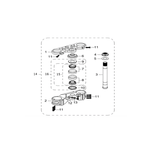 02 Steering Stem Assembly