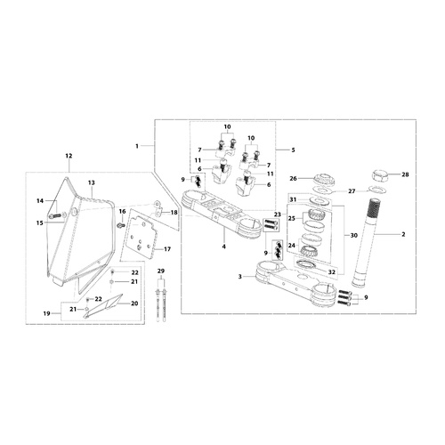 02 Steering Stem Assembly