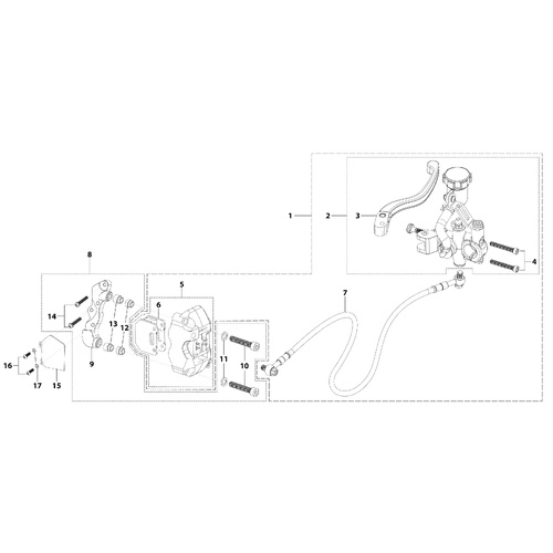 05 Front Brake Assy