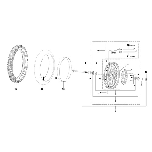 06 Front Wheel Assy