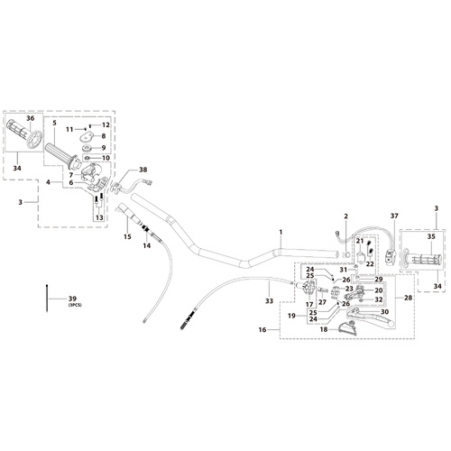 01 Handle Bar Assembly