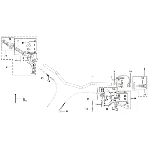01 Handle Bar Assembly