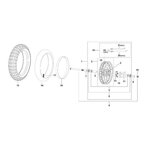 05 Front Wheel Assy