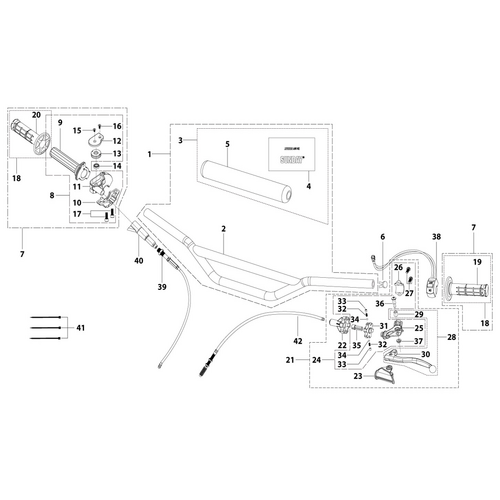 01 Handle Bar Assembly