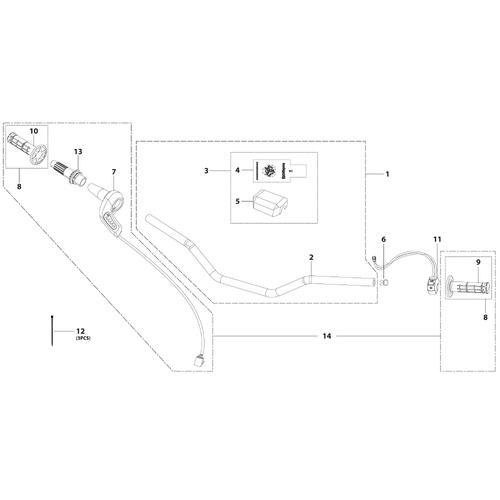 01 Handle Bar Assembly