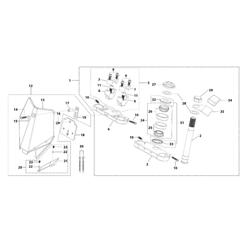 02 Steering Stem Assembly