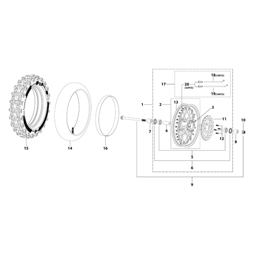 06 Front Wheel Assy